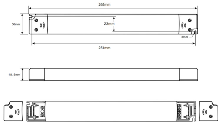 led driver model 24V 48w