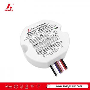 Bloc d'alimentation pilote LED rond à courant constant graduable DMX512 de 10W à commande adressable - Swin Power