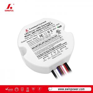 Pilote LED rond à courant constant graduable DMX512 de 50W pour l'intérieur - Swin Power