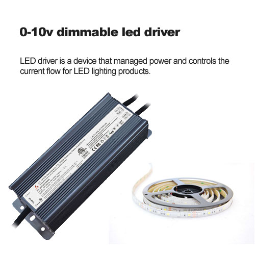 Driver led dimmable 0-10v
