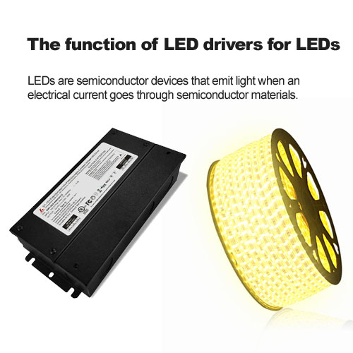La fonction de conducteurs de LED pour l'éclairage à Led