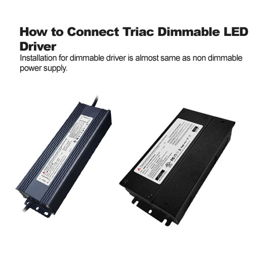 Comment Connecter Triac Dimmable LED Pilote
