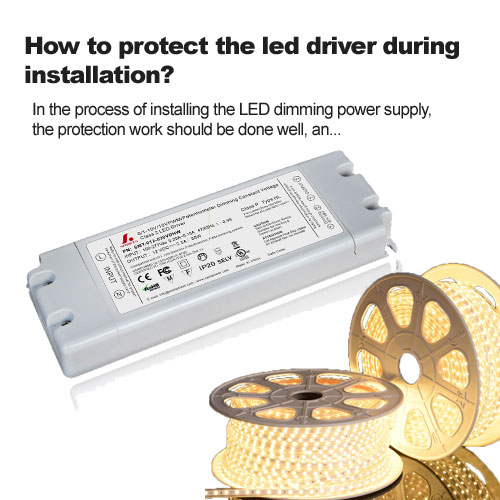 Comment protéger le driver LED lors de l'installation ?
        