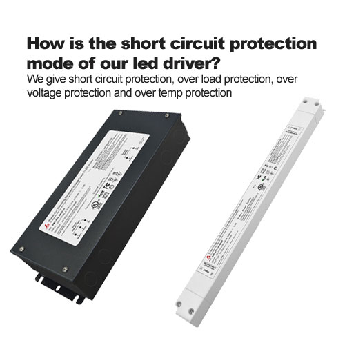 Comment est la protection de court-circuit mode de notre conducteur de led?